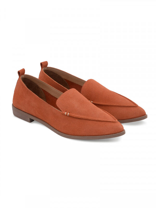 BUENO LADIES LEATHER SANDALS Cipele ravne RED BOLE