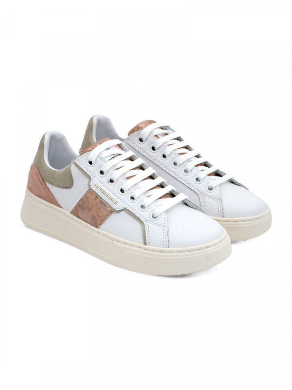 LUMBERJACK SNEAKER Patike WHITE-PLATINO