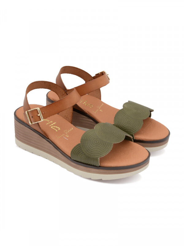 MARILA SANDALS MILITAR--AVELLANA NUI