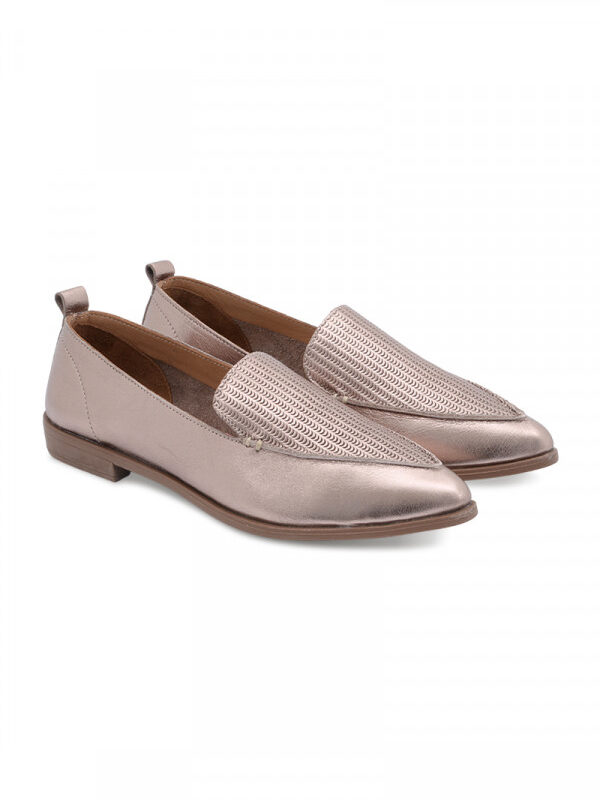 BUENO SHOES Cipele ravne METALLIC-MOUTON