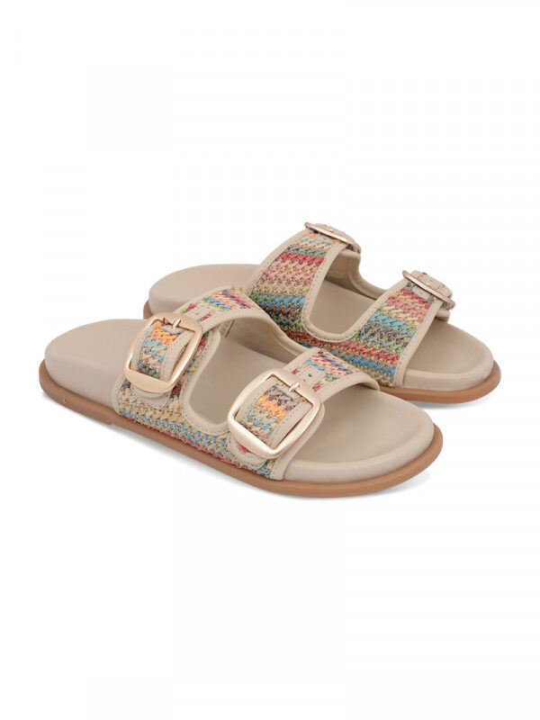 PIXY SANDAL Papuče MULTI-RAFIA