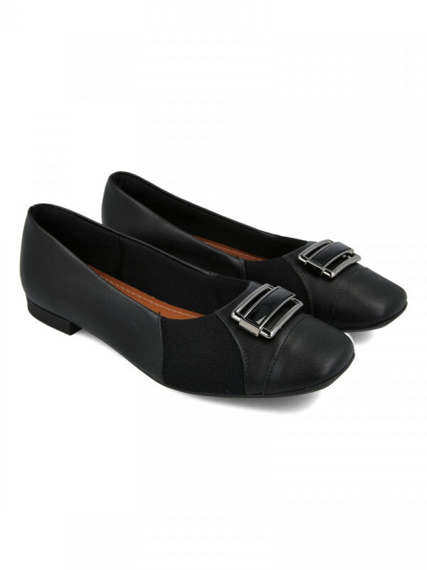 USAFLEX BALLERINE SQUARE-TOE-BLACK