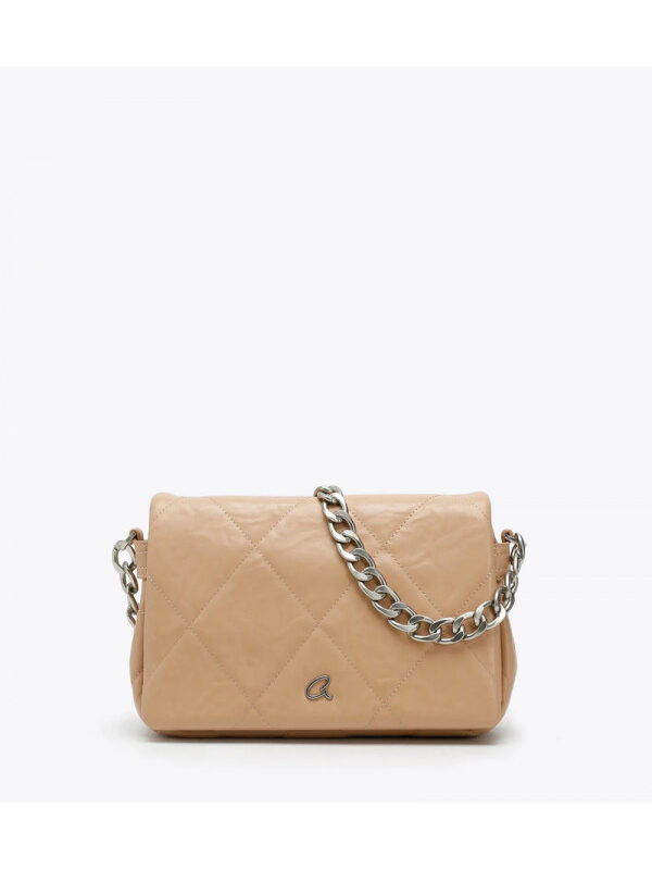 AXEL SHOULDER BAG WITH STRAP (L29xW9xH18CM) Torbe BEIGE